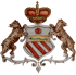 Logo della Fondazione Orsini con stemma araldico: due felini maculati rampanti sorreggono uno scudo con elementi decorativi e una corona reale sovrastante; sotto, la scritta 